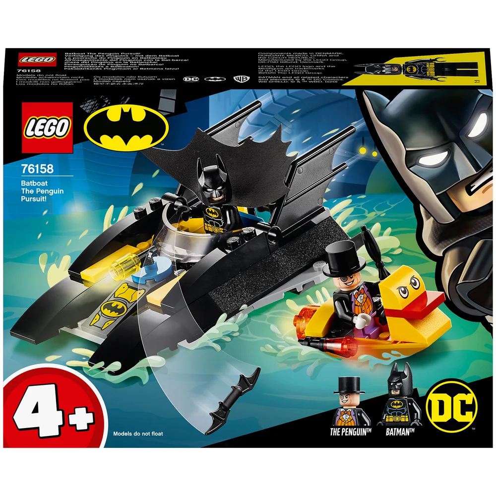 LEGO DC Batman 4+ Batboat The Penguin Pursuit Toy (76158) Image 1
