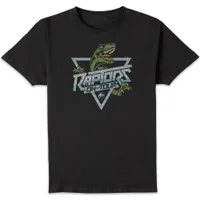 Jurassic Park Raptors On Tour Stroke Men's T-Shirt - Black - undefined undefined