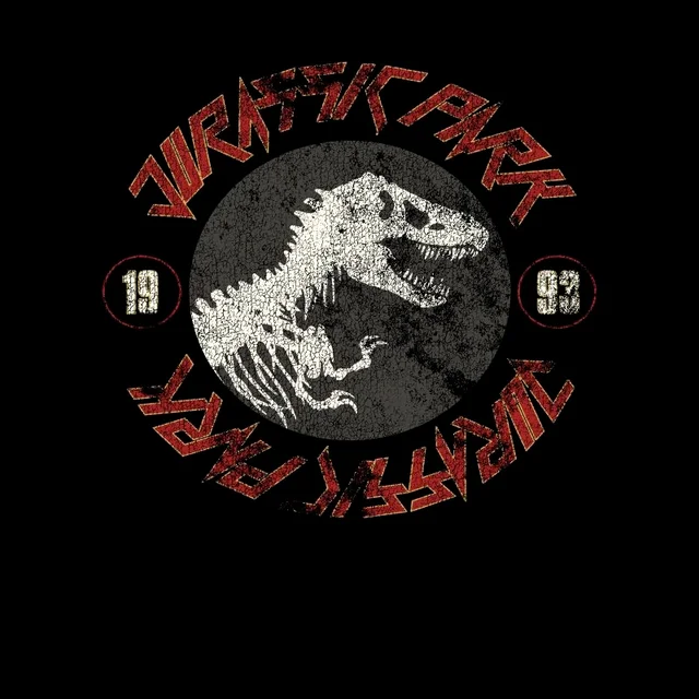 Jurassic Park Classic Twist Men's T-Shirt - Black