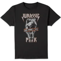 Jurassic Park Rex Punk Men's T-Shirt - Black - undefined undefined