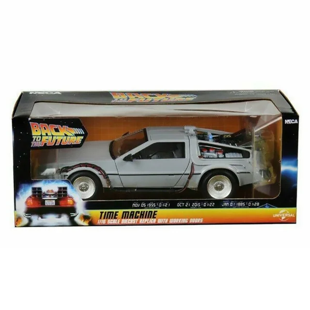 NECA Back To The Future Die Cast DeLorean