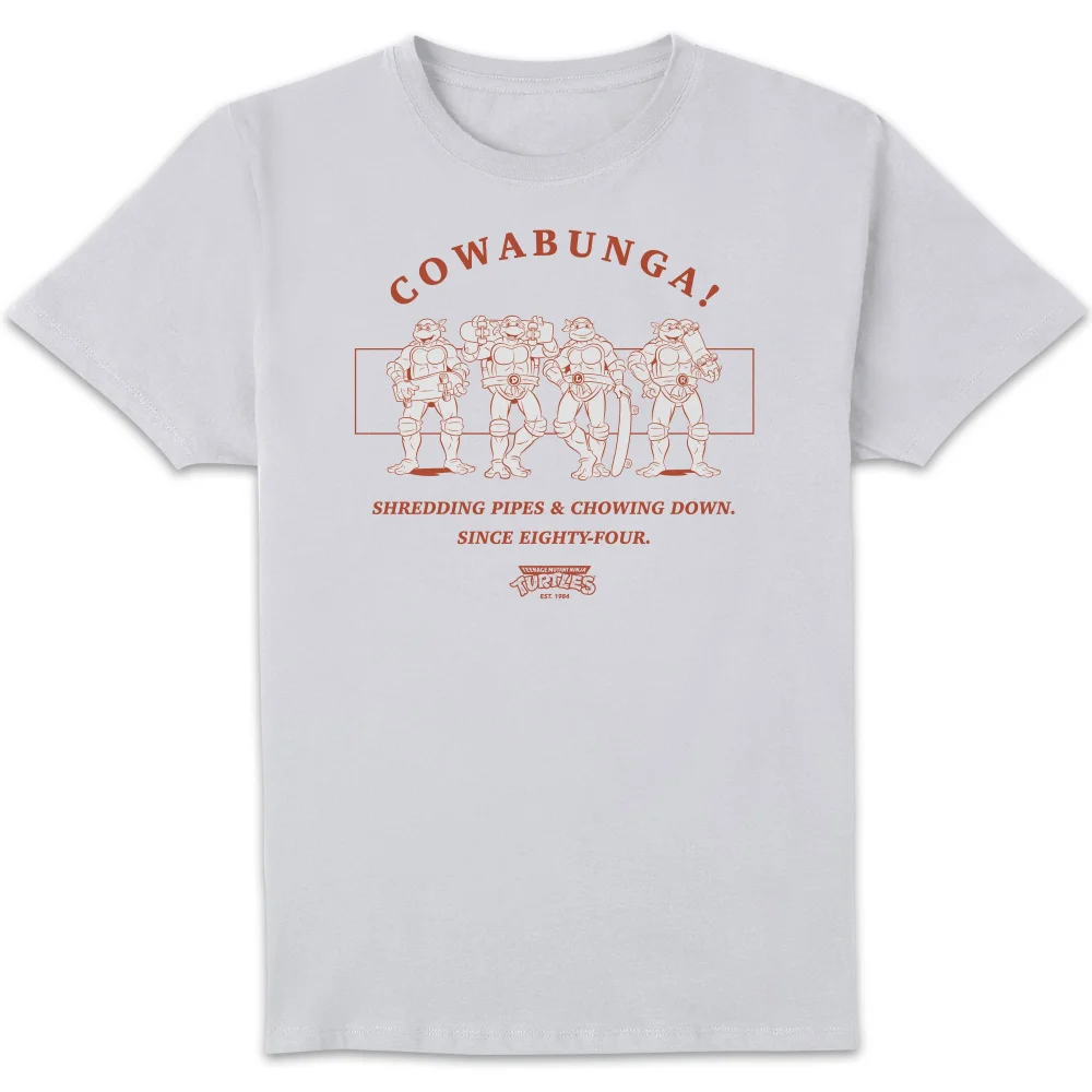 Teenage Mutant Ninja Turtles Chow Down Unisex T-Shirt - White - S Image 1