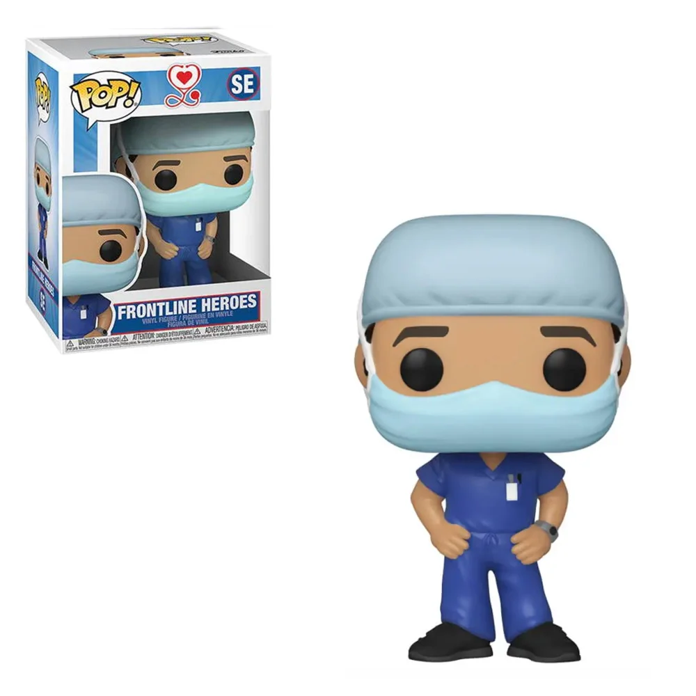 Pop! Heroes Front Line Worker Male 1 Pop! Vinyl Figure Image 1