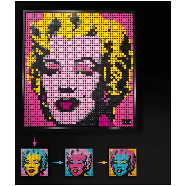 LEGO Art Andy Warhols Marilyn Monroe Set for Adults (31197)