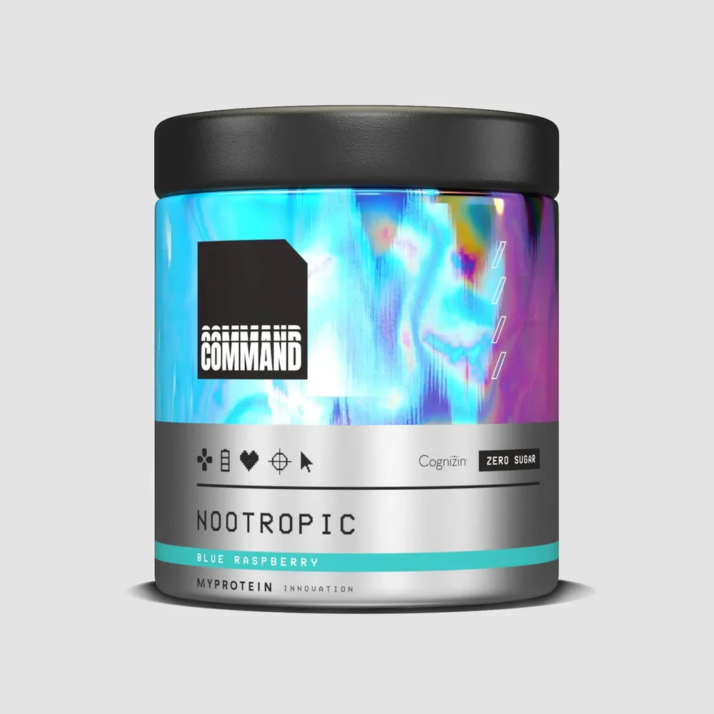 Command Nootropic Tub - 400g - Blue Raspberry Image 1