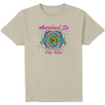 Power Rangers Morphed Into 90's Unisex T-Shirt - White Vintage Wash