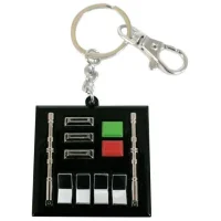 Star Wars Keychain Darth Vader Control Panel Snap - undefined undefined