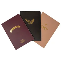 Harry Potter Hogwarts A6 Shrinkwrapped Notebooks 3 Pack - undefined undefined