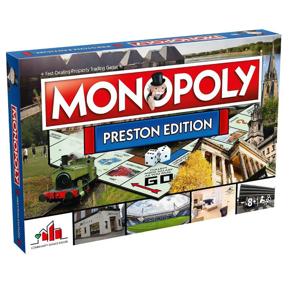 Monopoly Board Game - Preston Edition Image 1