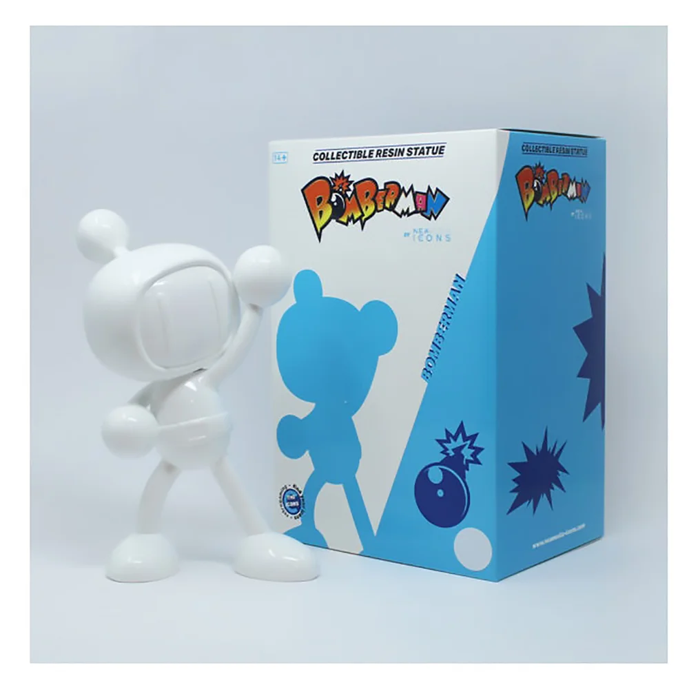 Icons Bomberman 25cm Resin Statue - White Image 1
