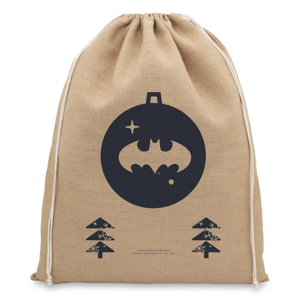 Batman 2020 Hessian Christmas Sack Image 1