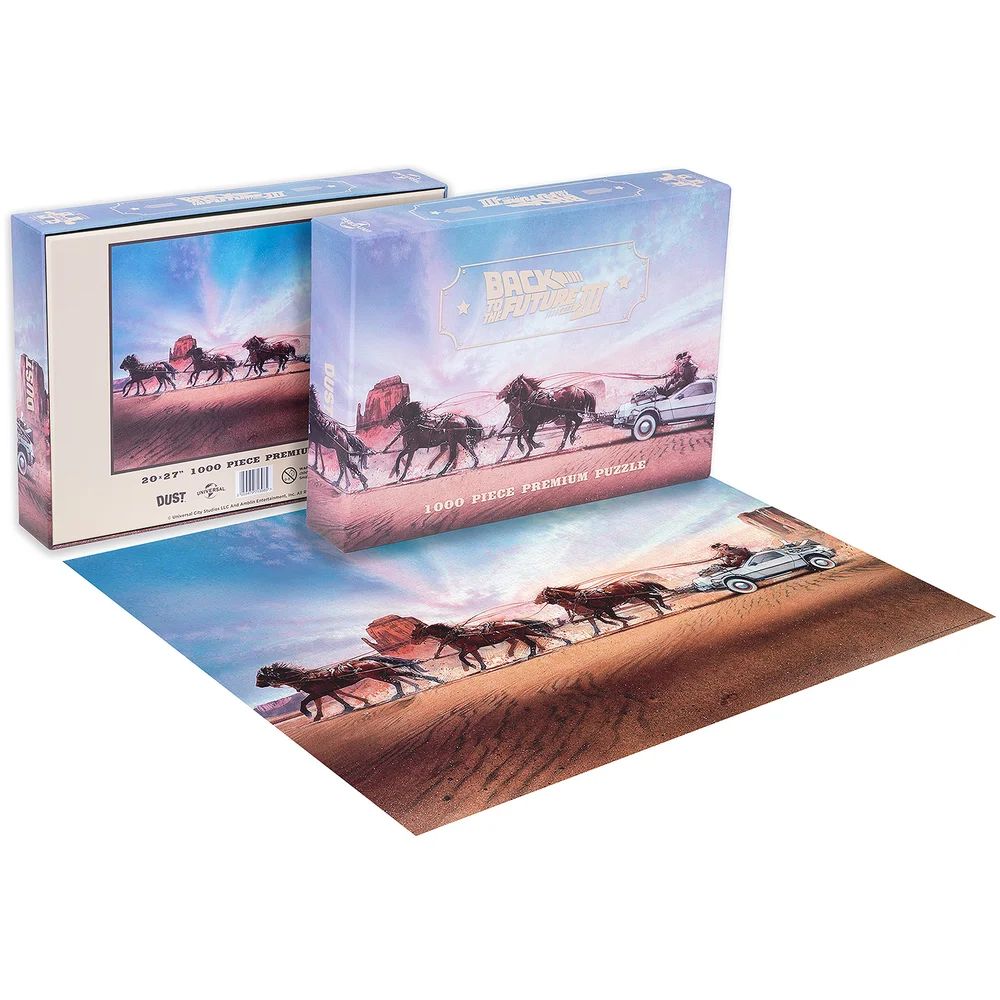 Back To The Future 3 Adventure Through Time 1000pc Puzzle - Zavvi Exclusive Image 1
