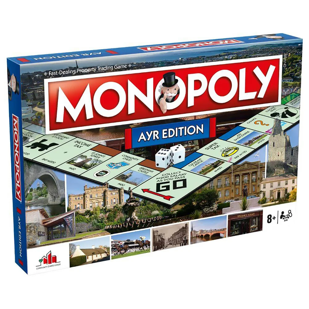 Monopoly Board Game - Ayr Edition Image 1