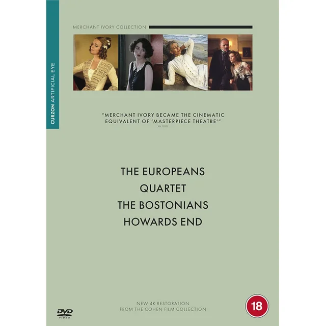 Merchant Ivory Boxset (Quartet / Howard's End / The Bostonians / The Europeans)