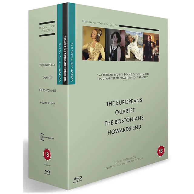 Merchant Ivory Boxset (Quartet / Howard's End / The Bostonians / The Europeans)