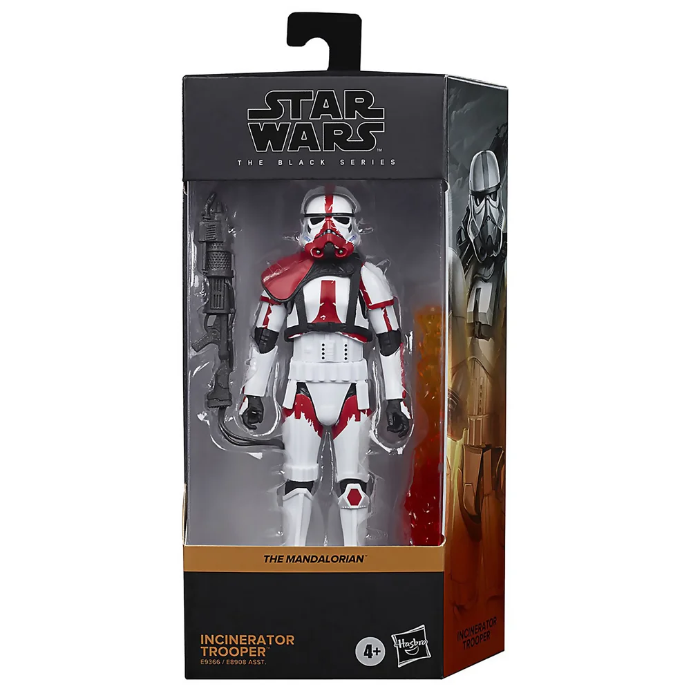 Hasbro Star Wars The Black Series Incinerator Trooper Toy 6-Inch Scale The Mandalorian Collectible Figure Image 1