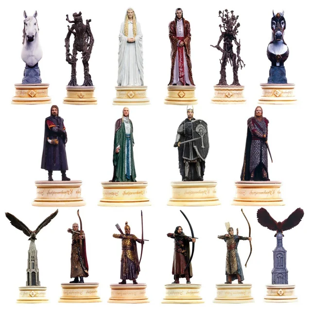 Eaglemoss Lord of the Rings Chess Collection - Mystery Set of 10 Figures