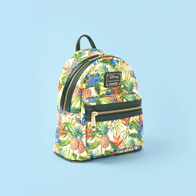 Loungefly Disney Lilo And Stitch Pineapple Print Aop Mini Backpack - VeryNeko Exclusive
