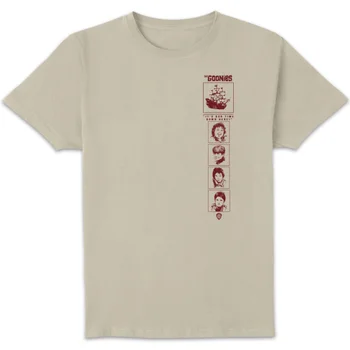 The Goonies Retro Cover Unisex T-Shirt - White Vintage Wash