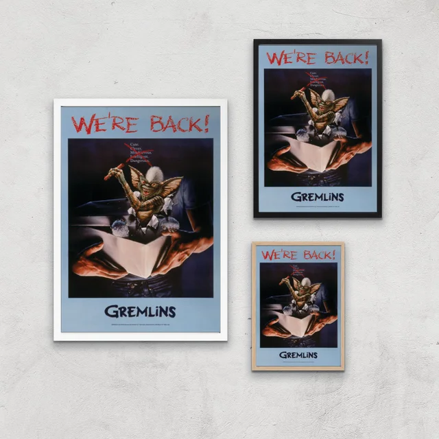 Gremlins We're Back Poster Giclee Art Print