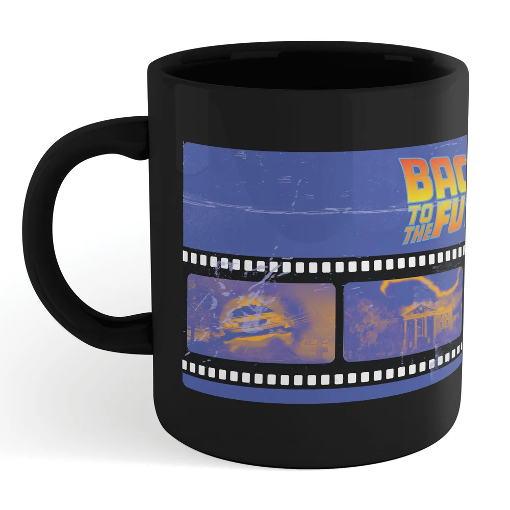 Back To The Future Film Reel Mug - Black Image 1