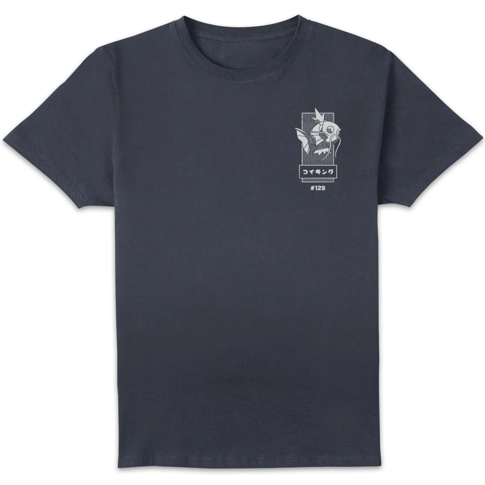 Pokémon Magikarp Evolution Unisex T-Shirt - Navy - S Image 1
