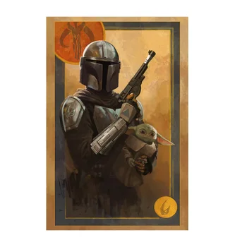 Star Wars The Mandalorian "Tribe of Two" Lithograph by Kayla Woodside