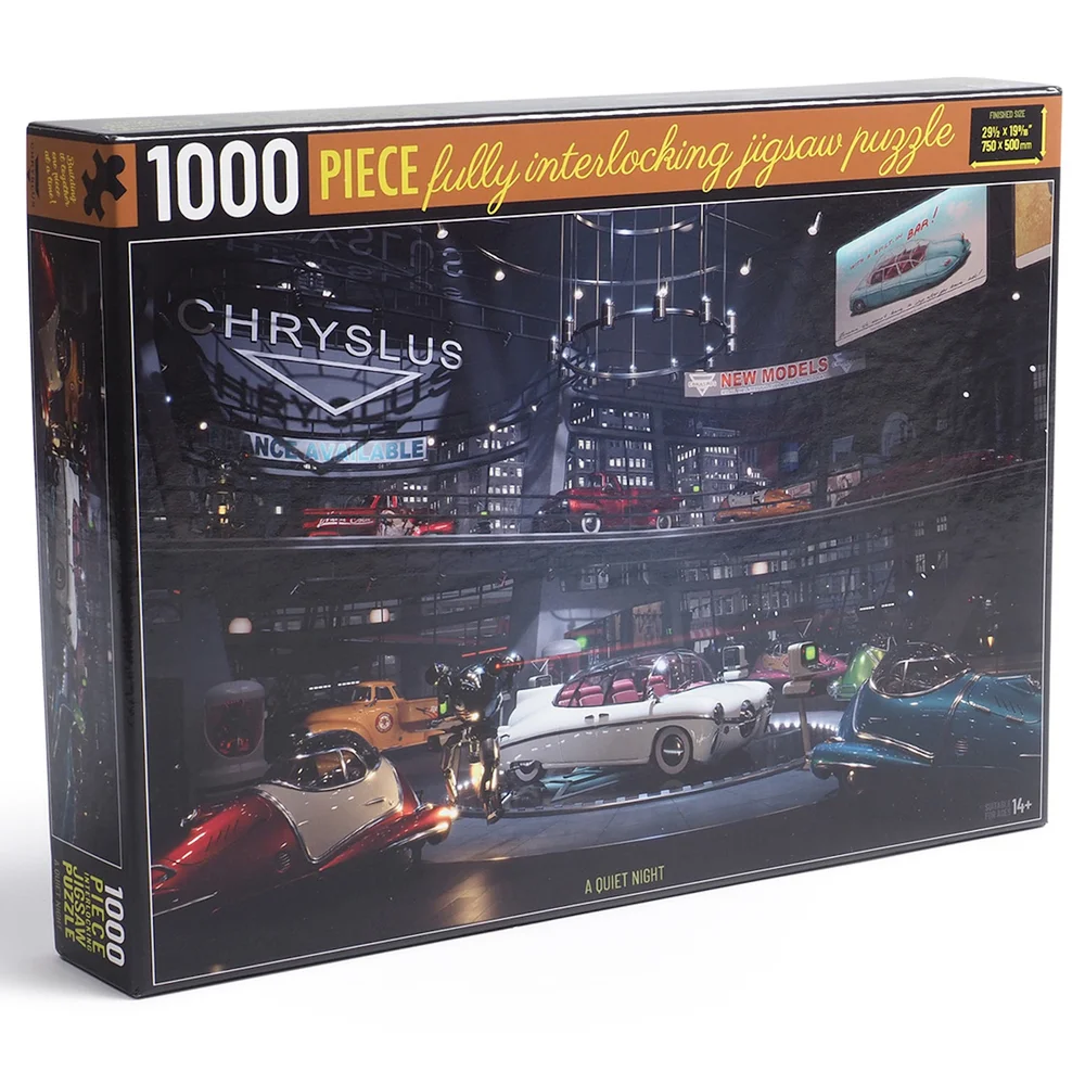 Fallout Chryslus Showroom Jigsaw Puzzle - A Quiet Night Image 1
