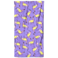 Rick and Morty Aww Geez Pattern Beach Towel - undefined undefined