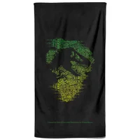 Jurassic Park Dino From Text Beach Towel - undefined undefined