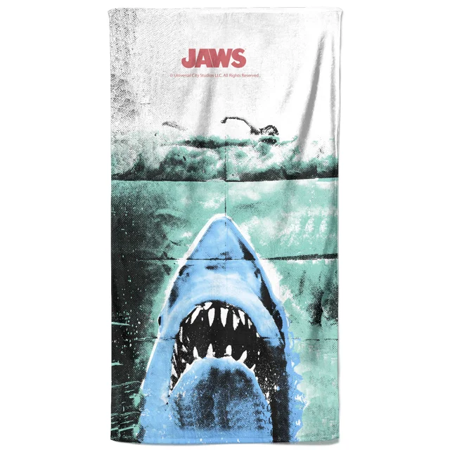 Jaws Iconic Image Beach Towel