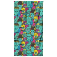 Universal Monsters Frankenstein Mixed Pattern Beach Towel - undefined undefined