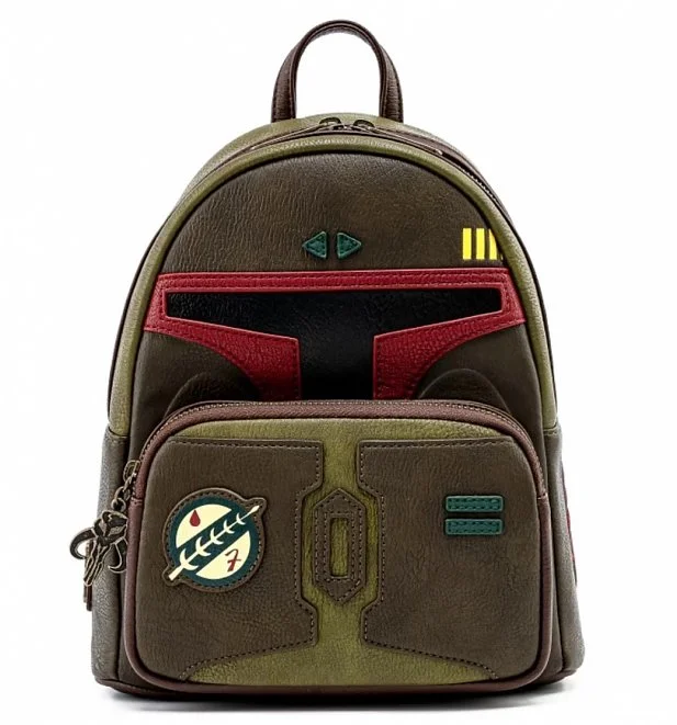Loungefly Star Wars Boba Fett He's No Good To Me Dead Cosplay Mini Backpack Image 1