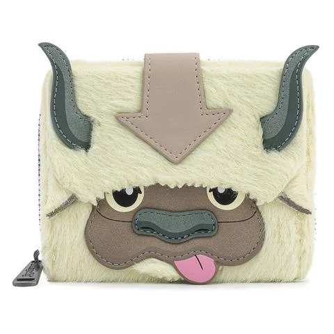 Loungefly Nickelodeon Avatar Aang Appa Cosplay Plush Zip Around Wallet Image 1