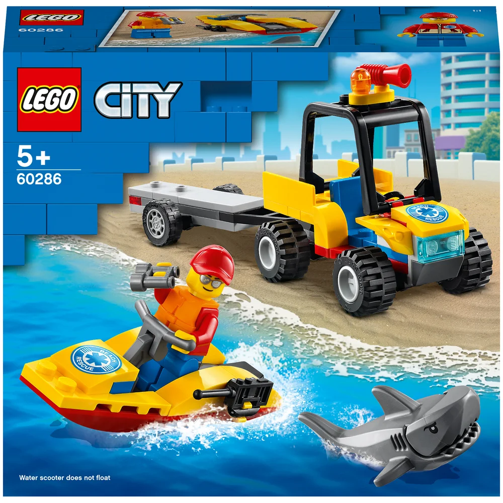 LEGO City: Great Vehicles Beach Rescue ATV Toy (60286) Image 1