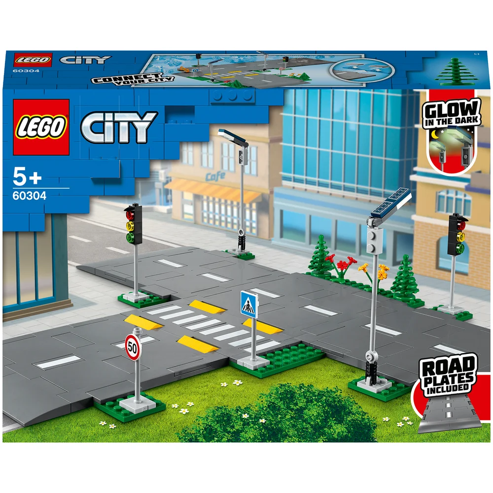 LEGO City: Road Plates Building Set with Traffic Lights (60304) Image 1
