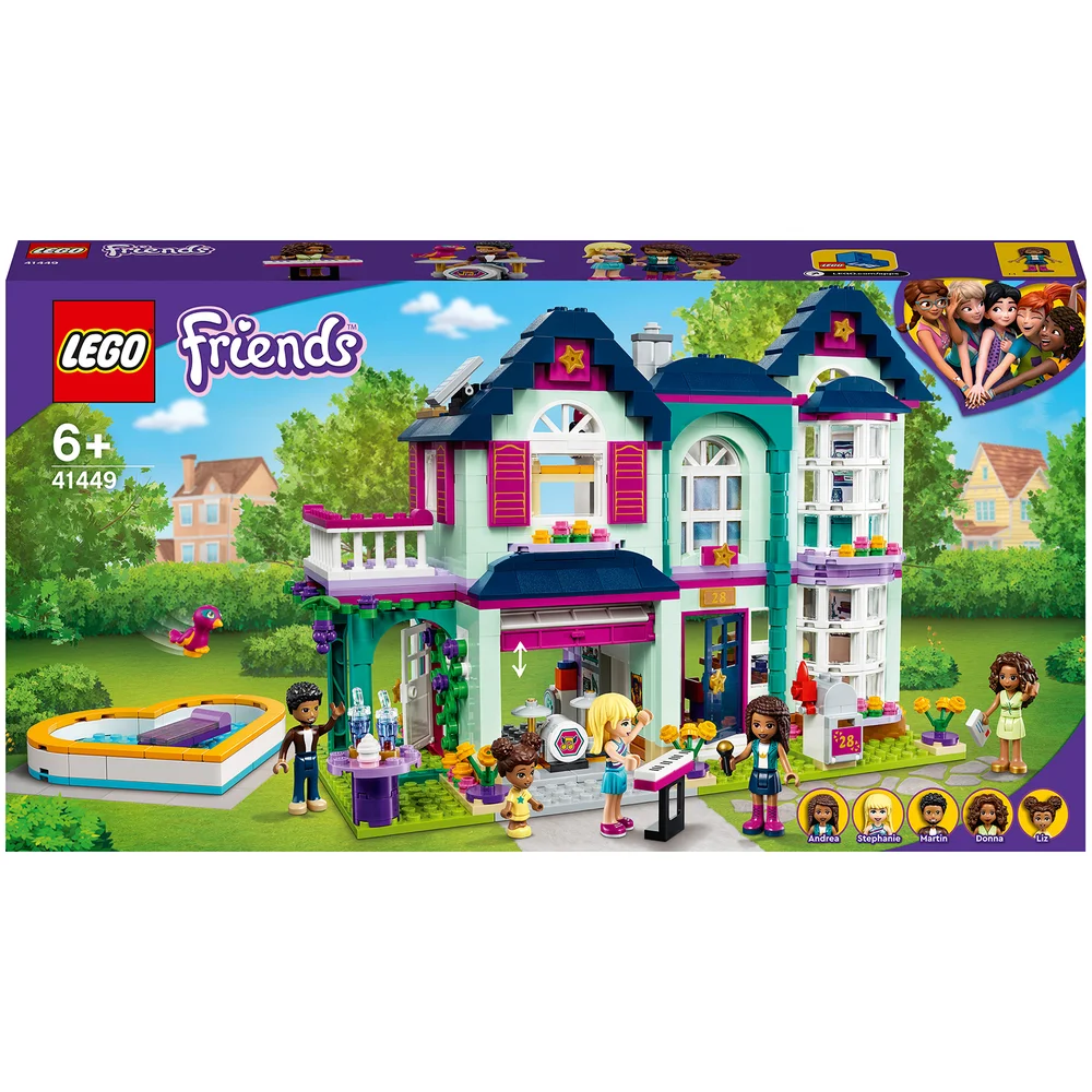 LEGO Friends: Andrea's Family House Dolls House Playset (41449) Image 1