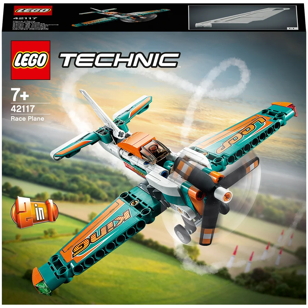 LEGO Technic: Racing Plane Jet Aeroplane 2 in 1 Toy (42117) Image 1