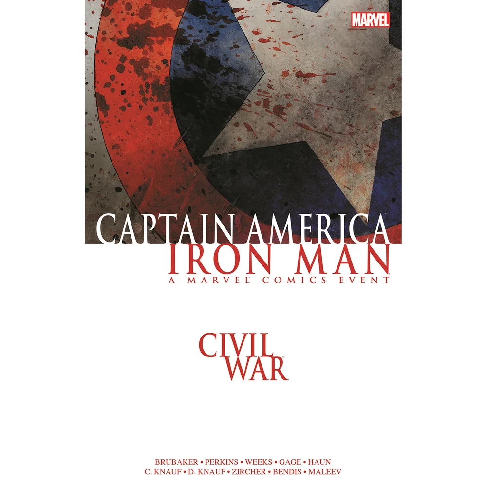 Marvel Civil War: Captain America/Iron Man Graphic Novel Paperback Image 1