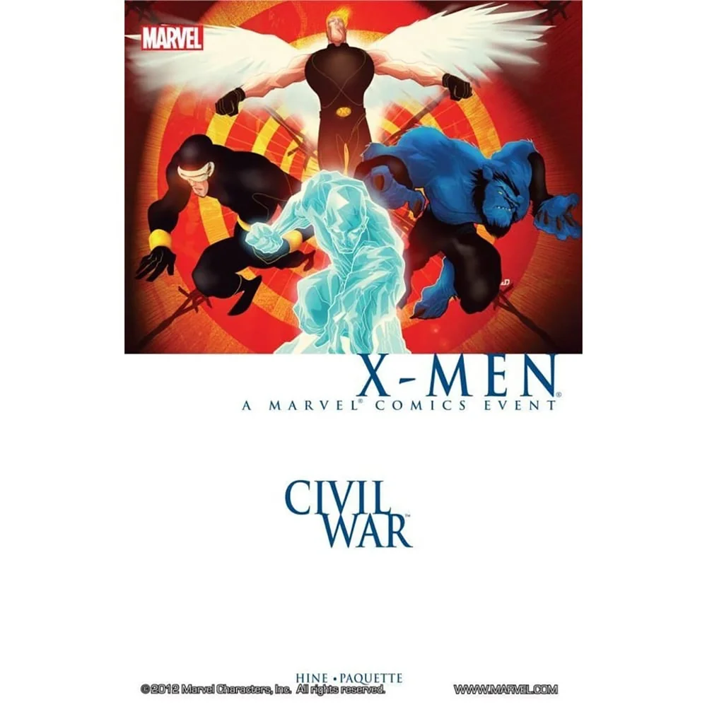 Marvel Civil War: X-Men Graphic Novel Paperback Image 1