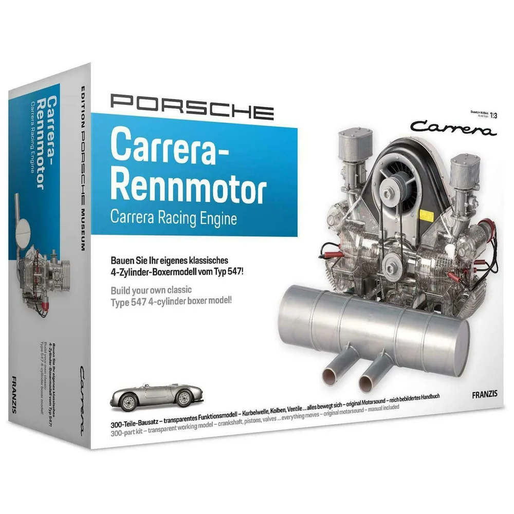 Franzis Official Porsche Carrera Racing Engine Model Kit Image 1