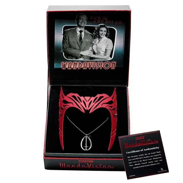 SalesOne Marvel Wandavision Wanda Tiara & S.W.O.R.D Necklace Replica