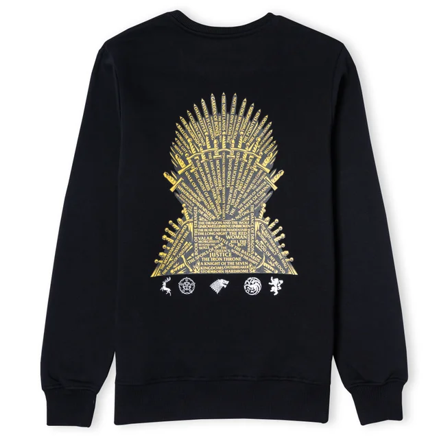 Game of Thrones Win Or Die Unisex Sweatshirt - Black