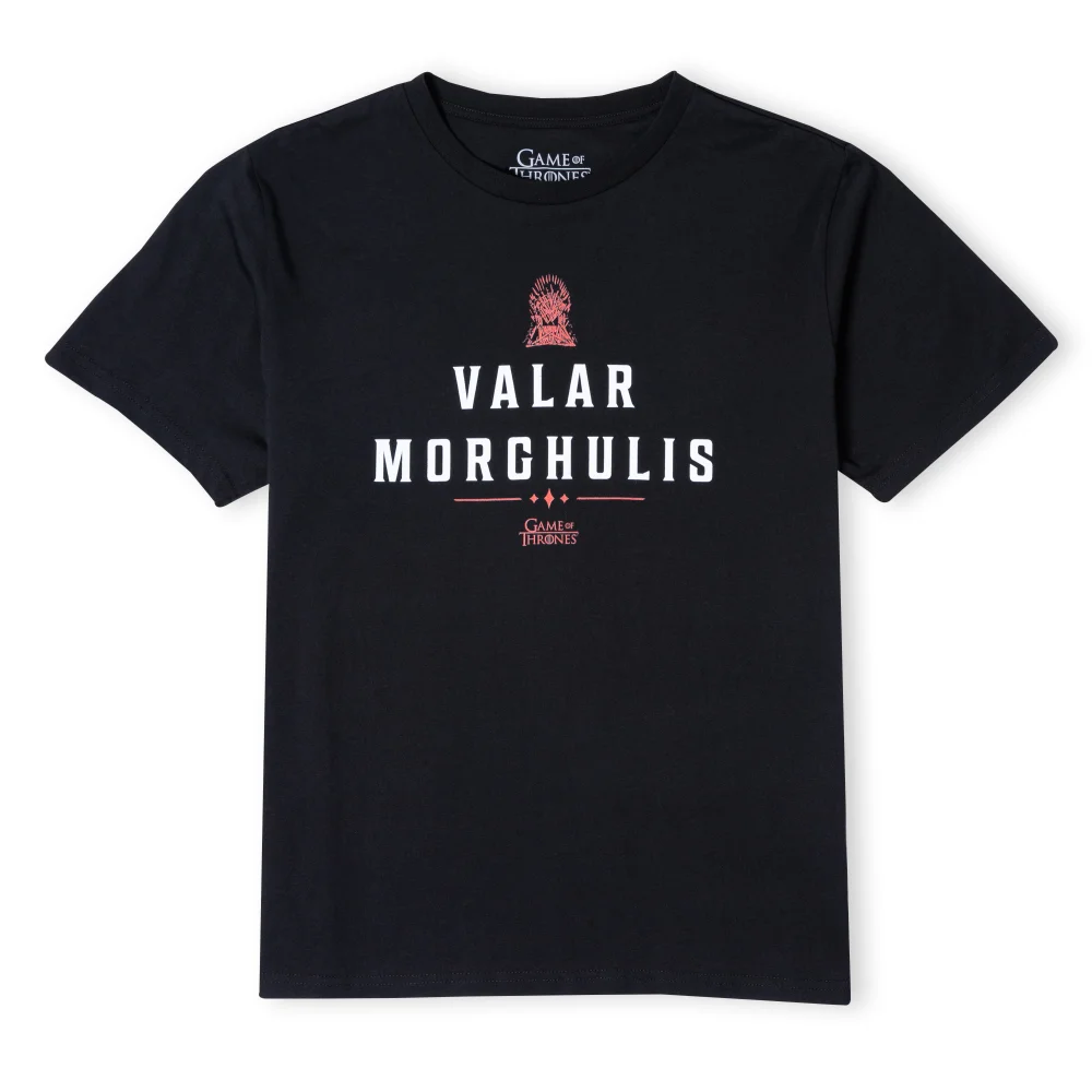 Game of Thrones Valar Morghulis Men's T-Shirt - Black - S Image 1