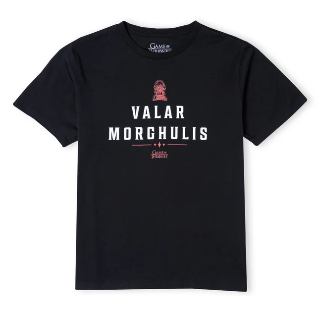 Game of Thrones Valar Morghulis Men's T-Shirt - Black