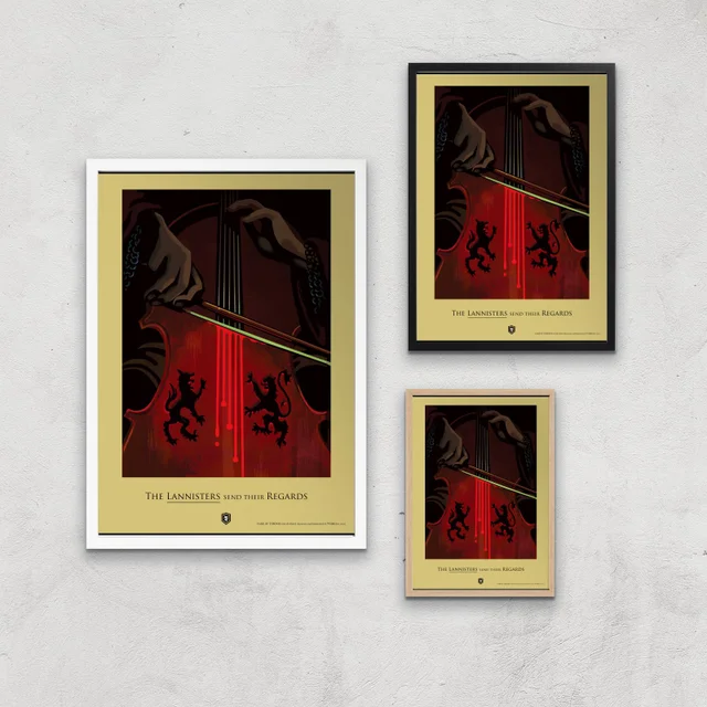 Game of Thrones Lannisters Giclee Art Print