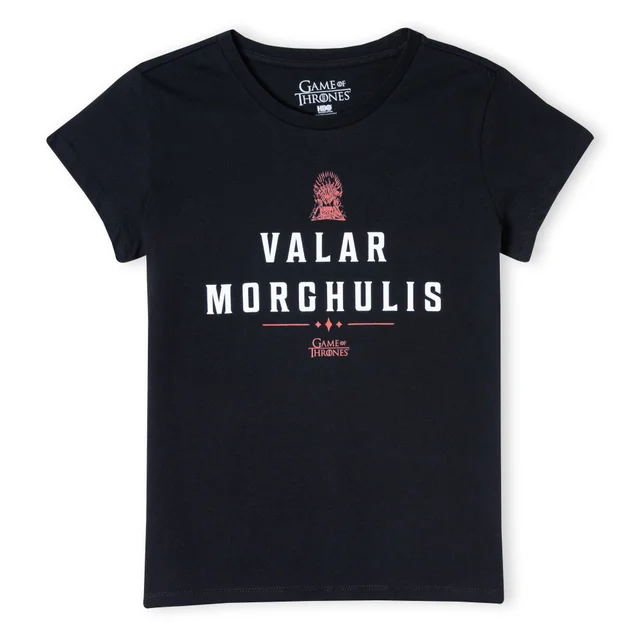 Game of Thrones Valar Morghulis Women's T-Shirt - Black