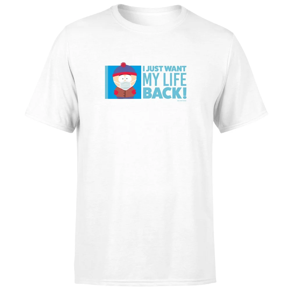 South Park I Just Want My Life Back Men's T-Shirt - White - S Image 1