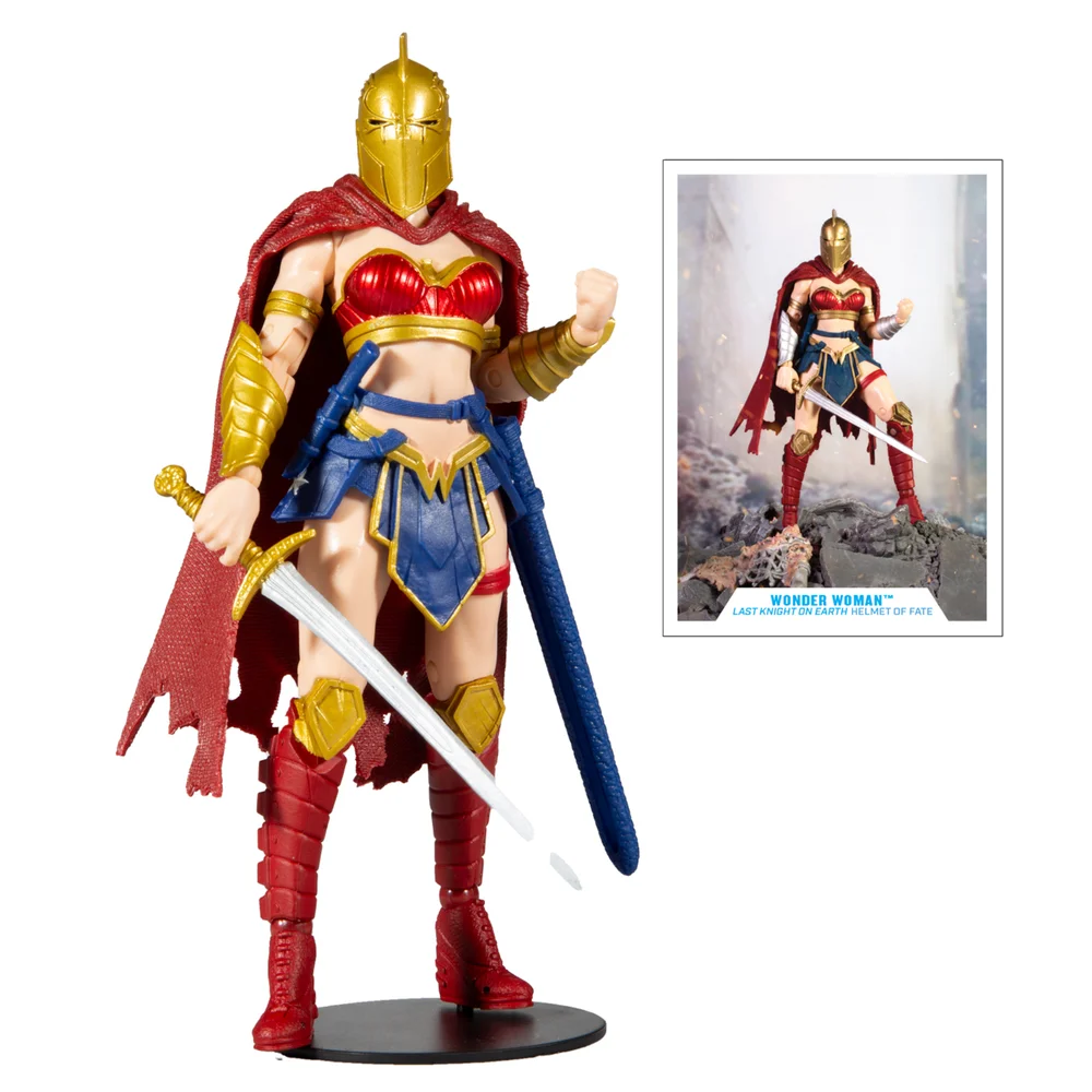 McFarlane DC Multiverse 7" - Last Knight On Earth Wonder Woman with Helmet of Fate Action Figure Image 1