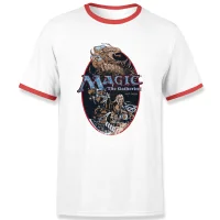 Magic: the Gathering Est. 1993 Unisex Ringer T-Shirt - White / Red